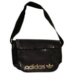 Sacoche - adidas - ac messenger - noir et or - 42l x 28h x 14p cm - bandouli�re r�glable
