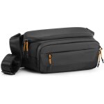 Sacoche pour appareil photo � bandouli�re - febest - r�sistante � leau - 28x15x1399 cm - noir - s