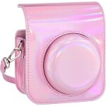 Sacoche pour appareil photo fujifilm instax mini 12 - housse de protection en cuir pu - compatible avec ...