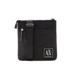 Sacoche armani exchange homme monogram noir polyurethane