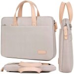 Sacoche bandoulire homme et femme pour ordinateur portable tablette 156 pouces housse de voyage en tissu ...