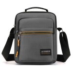 Sacoche � bandouli�re homme poitrine imperm�able pour � pied cyclisme voyage et sport xd1346 gris