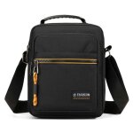 Sacoche  bandoulire homme poitrine impermable pour  pied cyclisme voyage et sport xd1346 noir