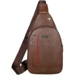 Sacoche  bandoulire homme poitrine impermable pu cuir pour  pied cyclisme voyage et sport xd1369 ...