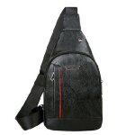 Sacoche  bandoulire homme poitrine impermable pu cuir pour  pied cyclisme voyage et sport xd1369 ...
