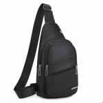 Sacoche  bandoulire homme poitrine impermable pu cuir pour  pied cyclisme voyage et sport xd1370 ...