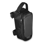 Sacoche cadre v�lo - noir - compartiment transparent pour smartphone - fixation sur tube sup�rieur - ...
