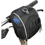 Sacoche de guidon pour trottinette lectrique tanche et antichoc sac de rangement noir pzcc