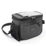Sacoche de guidon v�lo sac avant de v�lo �tanche sac de panier de v�lo de grande capacit� sacoches de ...