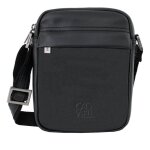 Sacoche homme � bandouli�re cadwell - 100% cuir de vachette - garantie 2 ans