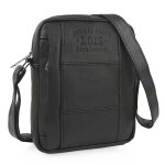 Sacoche homme cuir bandouliere 325419 noir