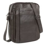 Sacoche homme cuir bandouliere 325426 marron