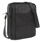 Sacoche homme cuir bandouliere 325426 noir