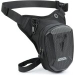 Sacoche de jambe moto - tactique - coque eva - imperm�able - sangle de jambe - noir