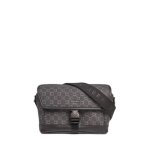 Sacoche  rabat - chabrand - icone - toile enduite - cuir - bandoulire rglable