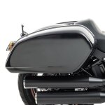 Sacoches rigides - craftride hb14 - compatible harley davidson low rider 2018 - 2025 - 25l - noir brillant ...