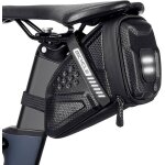 Sacoche de selle vlo impermable sacoche de selle vlo de route arrire avec bandes rflchissant accessoires ...