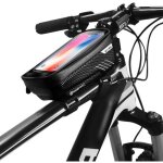 Sacoche v�lo t�l�phone �tanche support cadre guidon �cran tactile 1l smartphone