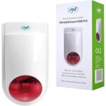 Safehouse hs007lr sir�ne ext�rieure sans fil avec batterie et alimentation pour alarme sans fil