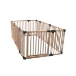 Safetots playpen en bois parc pour bbs et aire de jeu pour tout - petits 120cm x 200cm x 76cm de hauteur ...