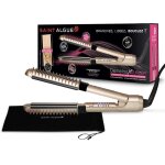 Saint algue lisseur boucleur xcurler 2 en 1 - plaques cramique 24mm - extrieur incurv chauffant - ...