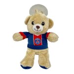 Ourson peluche - paris - saint - germain - 15 cm - beige, bleu et rouge - mixte - collection officielle ... Ourson peluche - paris - saint - germain - 15 cm - beige, bleu et rouge - mixte - collection officielle ...