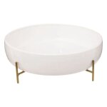 Saladier design le collectionneur 29cm blanc