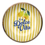 Saladier - home deco factory - dolce vita - manguier - jaune - h75 x l33 x p33 cm
