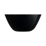 Saladier en verre noir - arcopal - 24 cm - compatible lave - vaisselle