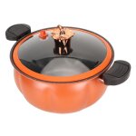 Salalis - autocuiseur autocuiseur 8l multifonctionnel antiadh�sif citrouille autocuiseur avec couvercle ...