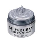 Salalis cire de teinture de cheveux cire de cheveux gris argent� cire de coiffure temporaire cire de ...