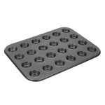Salalis plat de cuisson moule � g�teau non collant en acier inoxydable 24 tasses muffin tarte aux ?ufs ...