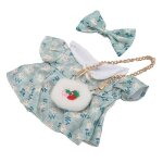 Salalis robe de v�tements de poup�e v�tements de poup�e en peluche coton et n?ud papillon en tissu 20 ...
