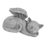 Salalis statue comm�morative pour animaux de compagnie pet memorial statue resin sleeping pet angel garden ...