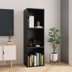 Sale 2025biblioth�que moderne - colonne �tag�re meuble tv noir 36x30x114 cm - bois ding�nierie1522 kg ...