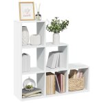 Sale 2025biblioth�que moderne - meuble �tag�re s�paratrice de pi�ce � 3 niveaux blanc 99x29x99 cm1915 ...