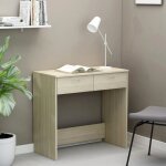 Sale 2025bureau informatique multim�dia - bureau - ch�ne sonoma - 80x40x75 cm - agglom�r�19 kg 3899