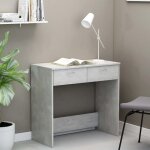 Sale 2025bureau informatique multim�dia - bureau - gris b�ton - 80x40x75 cm - bois d?ing�nierie19 kg ...