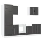 ?sale 2025?cuisine complte - ensemble de meubles de cuisine de 7 pices - mood - kalmar - bois dingnierie ...