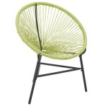 Sale 2025fauteuils relax / maximum 110 kg - chaise de jardin acapulco rsine tresse vert chill734648 ...