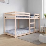 Sale 2025lit superpos enfant - lit 2 personnes - 90x190 cm - bois de pin massif33. 68 kg 8676
