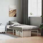 Sale 2025structure / cadre de lit mtal - lit 1 personne - blanc 90x190 cm12. 15 kg 4401