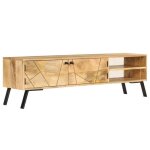 Sale 2025armoire basse tl - meuble tv - bois de manguier massif 140x30x40 cm1956 kg 1778