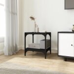 Sale 2025armoire basse t�l� - meuble tv noir 40x33x41 cm - bois ding�nierie et acier556 kg 4880