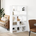 Sale 2025bibliothque moderne - tagre cloison de sparation blanc 100x33x1565 cm - bois dingnierie462 ...
