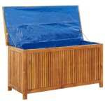 Sale 2025bote de rangement de jardin / coffre  coussin extrieur mood - 113x50x58 cm - bois dacacia ...