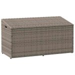 Sale 2025bo�te de rangement de jardin - coffre de rangement ext�rieur gris 110x50x58 cm r�sine tress�e114 ...