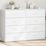 Sale 2025buffets bahut vaisselier - buffets - lot de 2 - blanc 60x31x84 cm - bois dingnierie50 kg 4166 ...