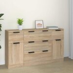 Sale 2025buffets bahut vaisselier - ensemble de buffets - lot de 3 - chêne sonoma - bois dingénierie4998 ... Sale 2025buffets bahut vaisselier - ensemble de buffets - lot de 3 - chêne sonoma - bois dingénierie4998 ...