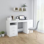 Sale 2025bureau informatique multim�dia - bureau blanc 140x50x76 cm - bois d?ing�nierie5104 kg 1540